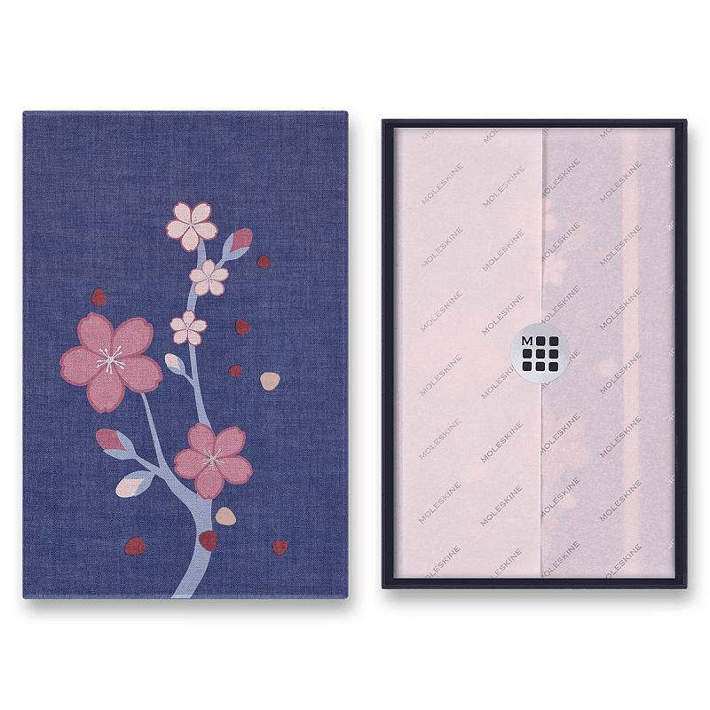Zápisník Moleskine Sakura L, čistý, sběratelská edice