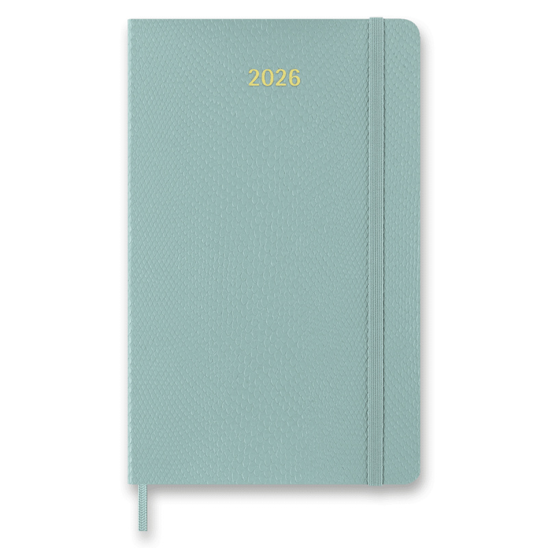 Diář Moleskine Precious & Ethical 2026 - měkké desky L, týdenní, zelený