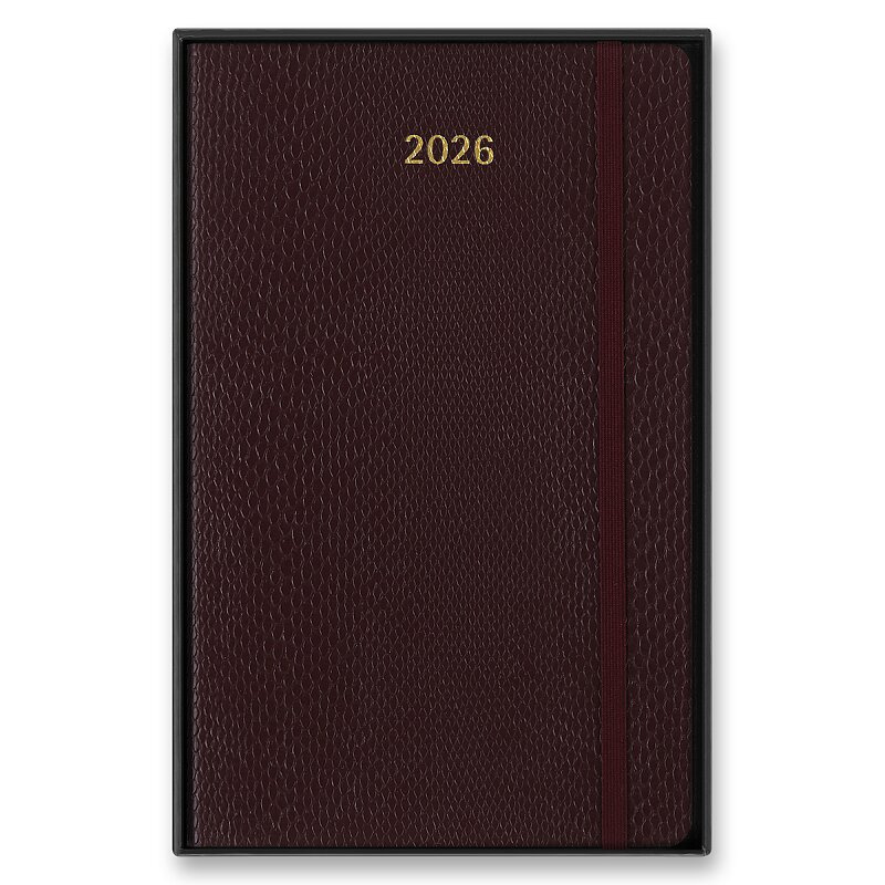 Diář Moleskine Precious & Ethical 2026 - měkké desky L, týdenní, vínový