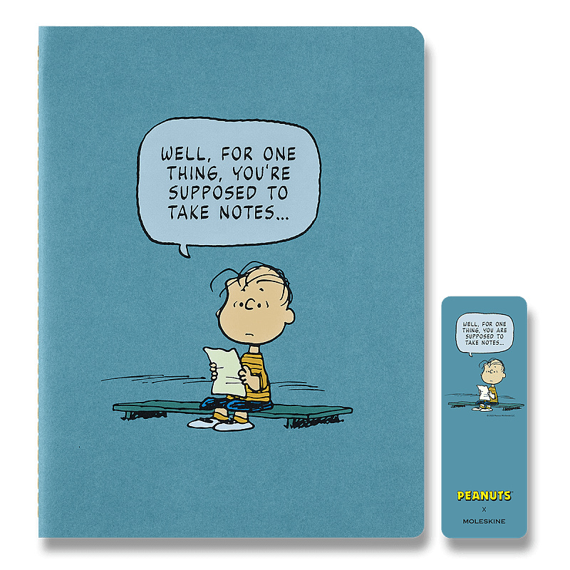 Sešit Moleskine Peanuts XL, linkovaný