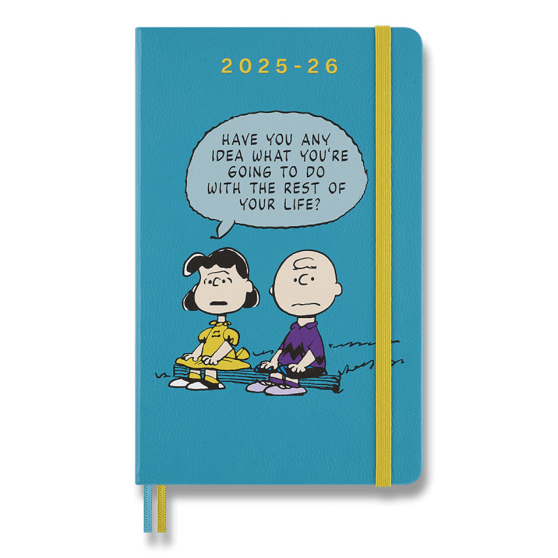18měsíční diář Moleskine 2025-26 Peanuts - L, týdenní