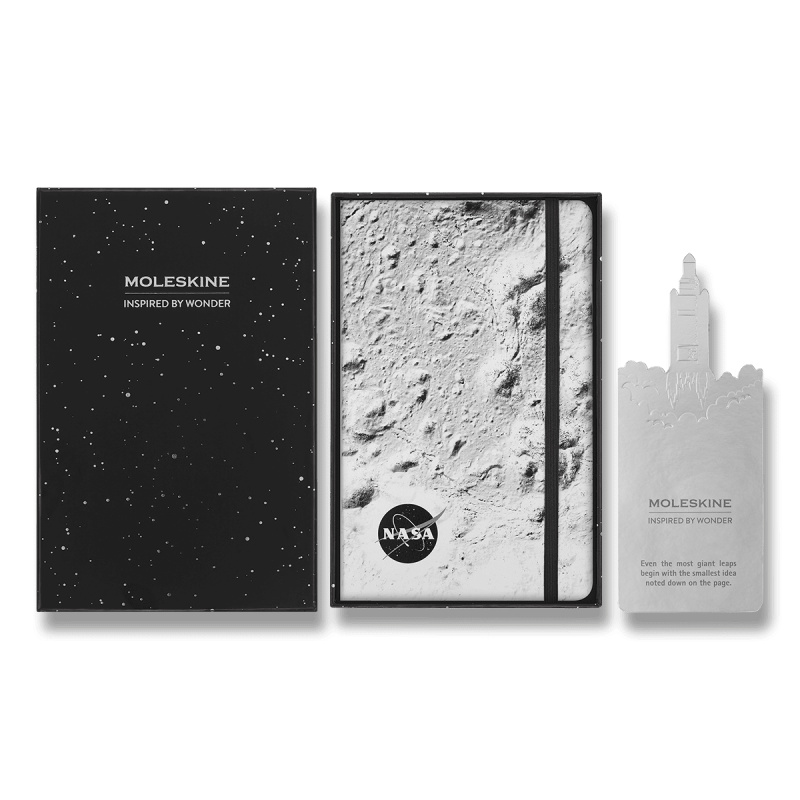 Zápisník Moleskine NASA - tvrdé desky, L, linkovaný, sběratelská edice