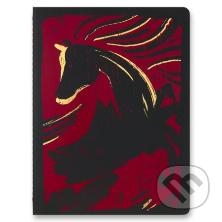 Sešit Moleskine Cashier Horse XL, linkovaný