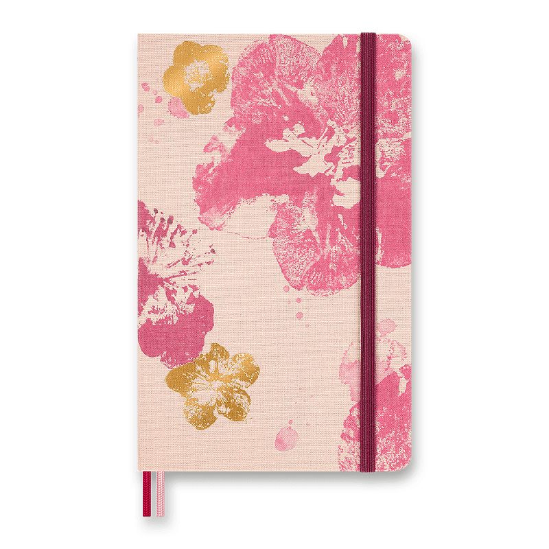 Zápisník Moleskine Sakura - tvrdé desky L, linkovaný