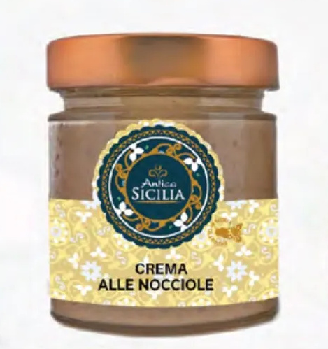 Antica Sicilia krém z lískových ořechů (Crema di Nocciole Siciliane 40%) 210g