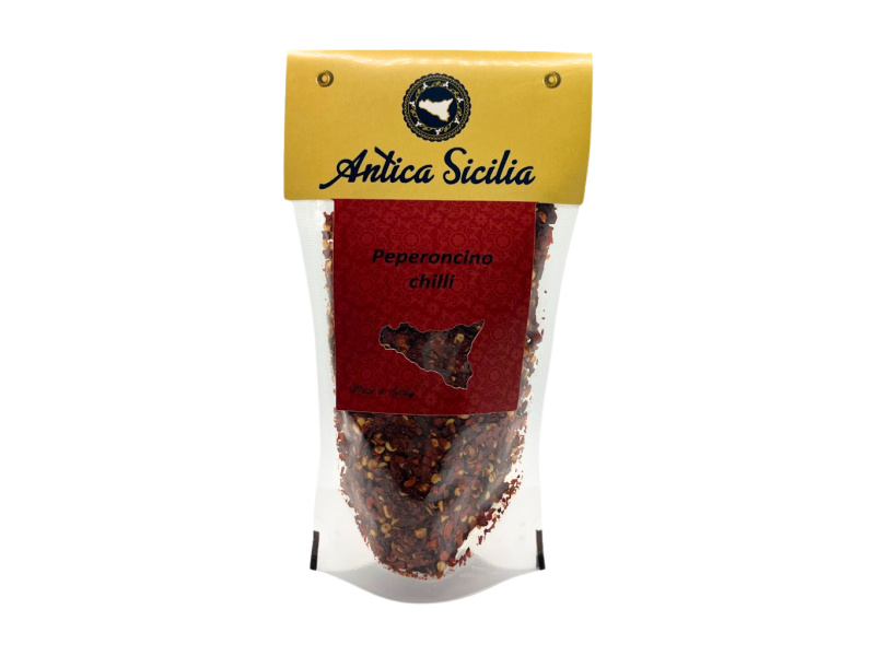 Antica Sicilia drcené chilli papričky (Peperoncino Chilli) 70g