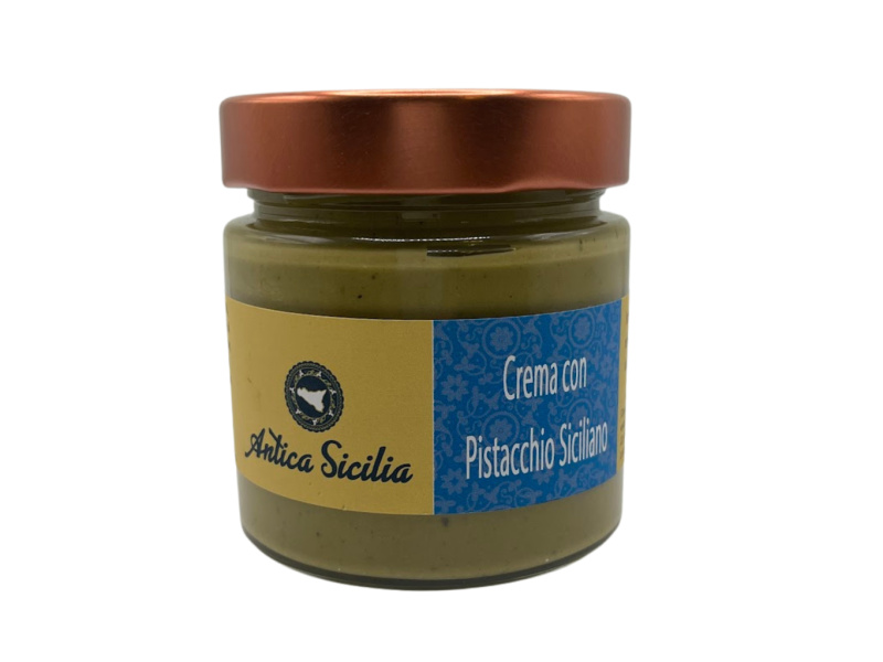 Antica Sicilia Pistáciový krém (Crema con Pistacchio Siciliano 40%) 210g