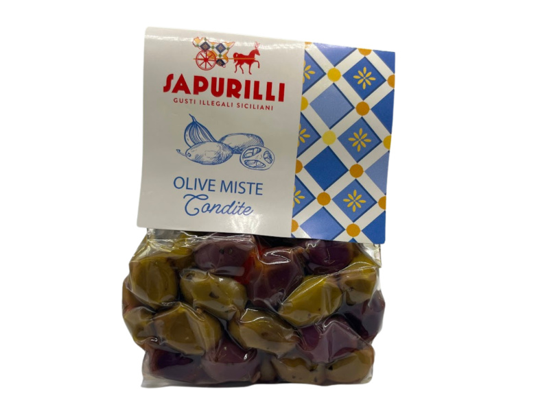 Sapurilli mix marinovaných oliv s bylinkami (Olive Miste Condite) 300g