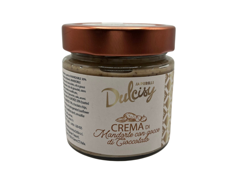 Sapurilli Dulcisy Mandlový krém s čokoládou (Crema di mandorle 40%) 210g
