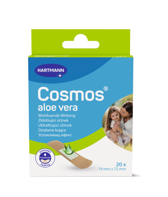 COSMOS Náplast s aloe vera 19 x 72 mm 20 kusů