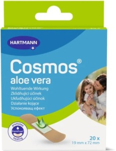 COSMOS Náplast s aloe vera 19 x 72 mm 20 kusů