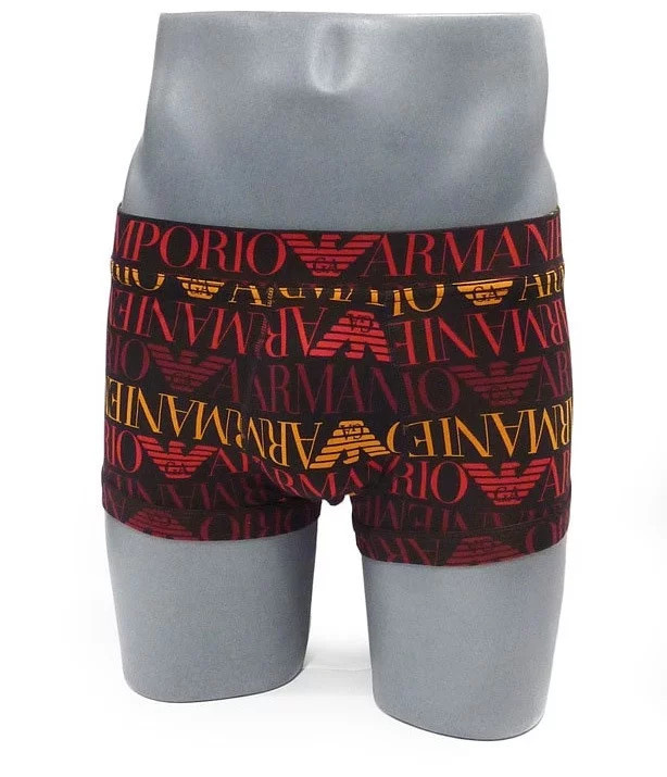 Pánské trenýrky 111628 2R506 12221 - černá/mix barev - Emporio Armani XL černá- MIX barev