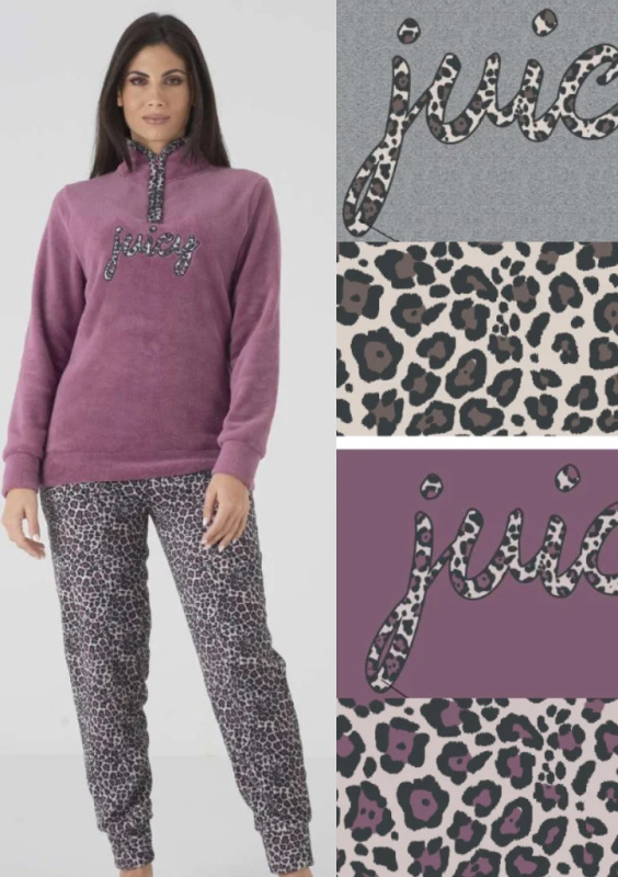 Dámské pyžamo Karelpiu KF5220 Purple L