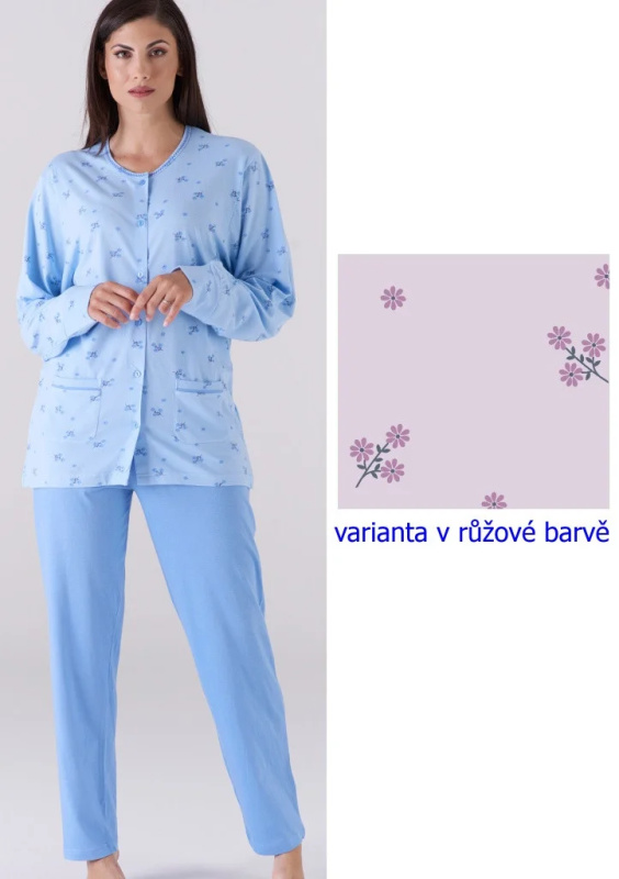 Dámské pyžamo KARELPIU KC6002 Růžová M