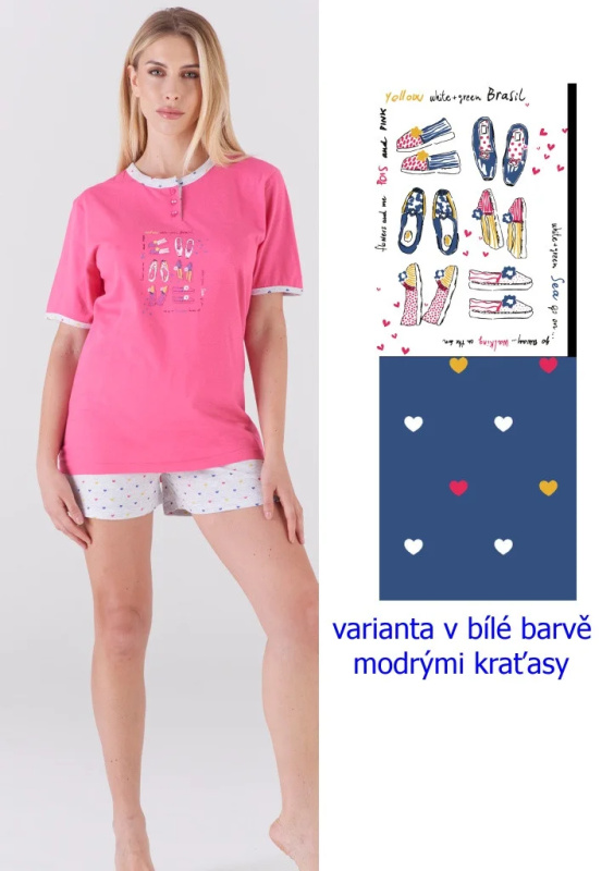 Dámské pyžamo KARELPIU KC6100 Modrá L