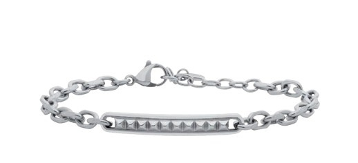 Liu Jo Slušivý ocelový náramek pro muže MLJ667