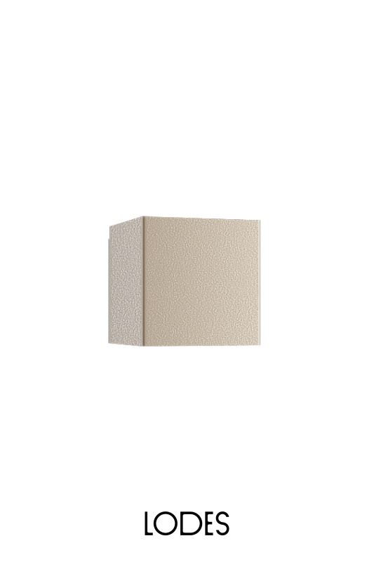 Lodes Nástěnné LED svítidlo LASER, 16W, 10x10 cm, CRI92 Barva: Champagne, Teplota světla: 3000K