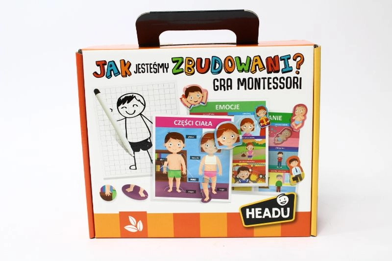 Headu Jak jsme postaveni? montessori hra o lidském těle a emocích pro děti 3–5 let