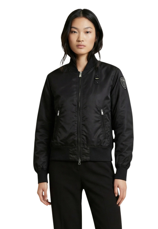 Blauer dámská bomber bunda