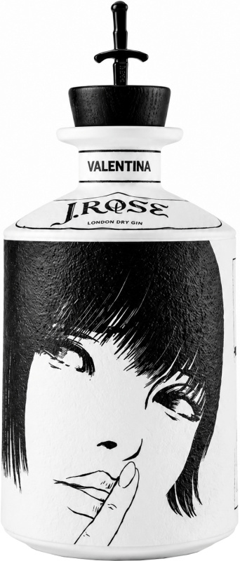 J.Rose London Dry Artisan Gin Valentina JR-V01 43% 0,7l