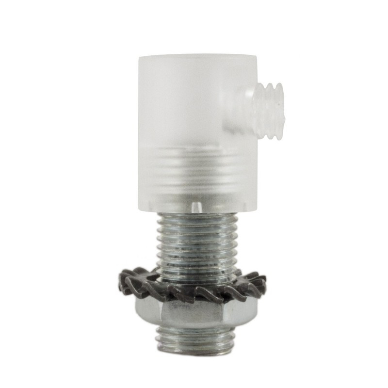 creative cables Válcová plastová kabelová průchodka v sadě Barva komponentu: Transparentní