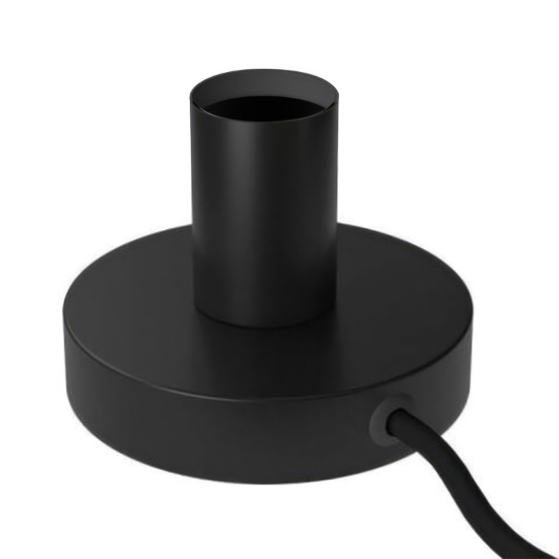 creative cables Kovová stolní lampa Posaluce Barva: Matná černá