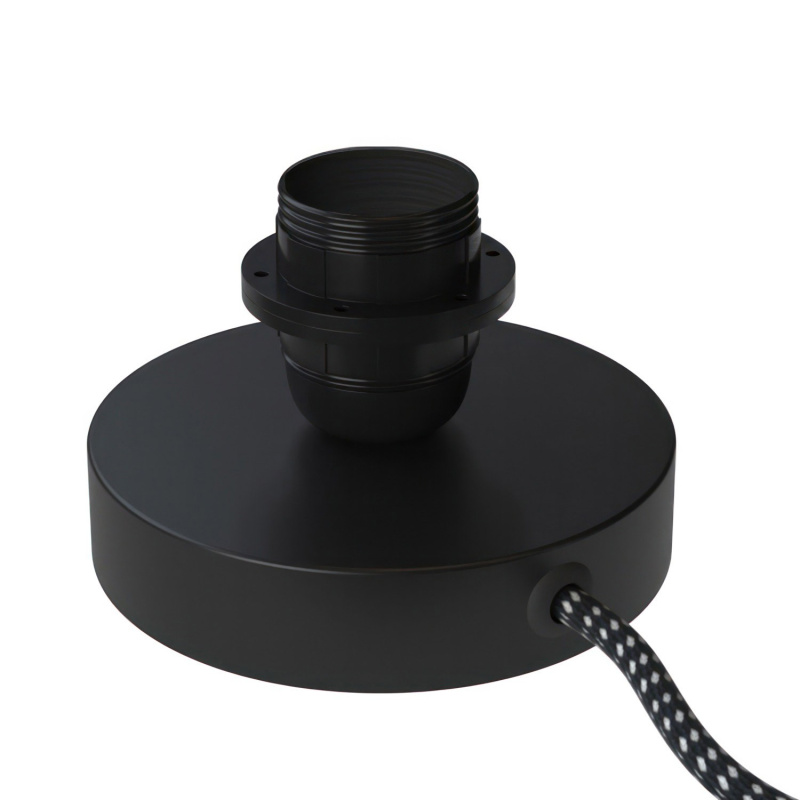 creative cables Kovová stolní lampa Posaluce pro stínidlo Barva: Matná černá