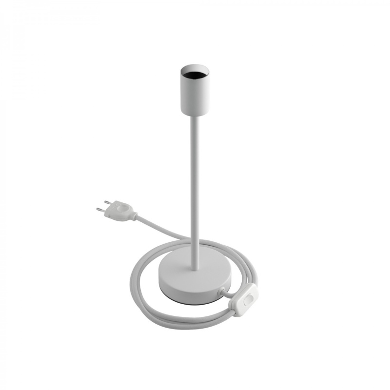 creative cables Kovová stolní lampa Alzaluce Velikost: 30 cm, Barva: Matná bílá