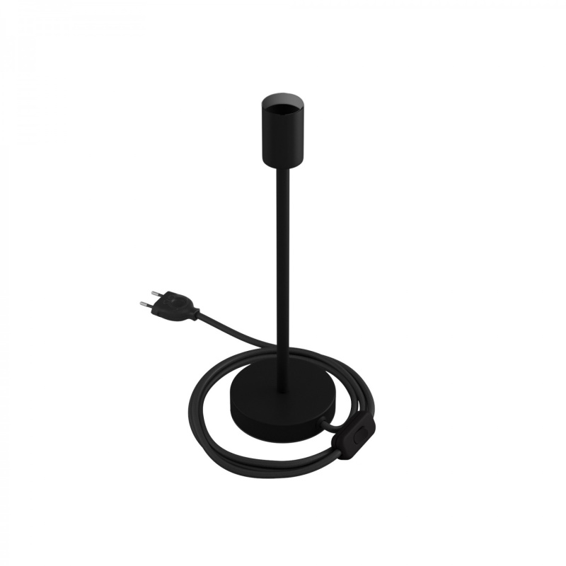 creative cables Kovová stolní lampa Alzaluce Velikost: 30 cm, Barva: Matná černá