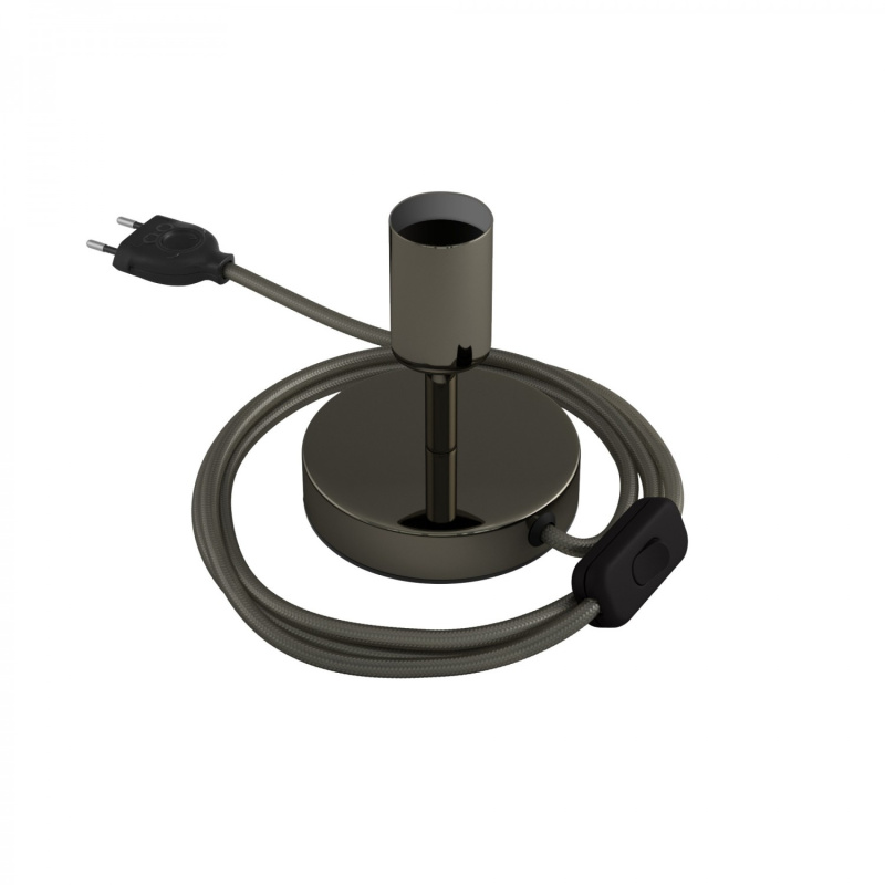 creative cables Kovová stolní lampa Alzaluce Velikost: 5 cm, Barva: Černá Perleť