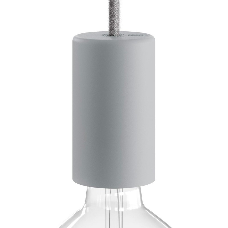 creative cables Eiva IP65, pastel silikonová objímka E27 Barva komponentu: Šedá