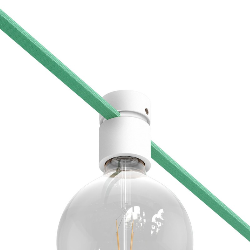 creative cables Dřevěná objímka s příslušenstvím pro Filé systém Barva komponentu: Bílá