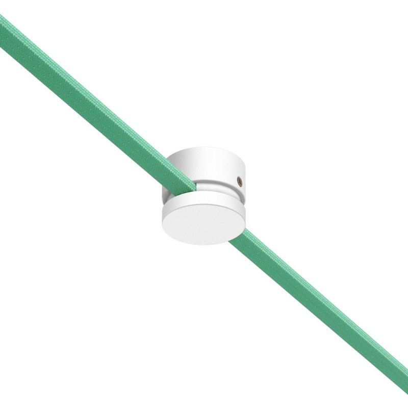 creative cables Dřevěná nástěnná vodící svorka s příslušenstvím pro Filé systém Barva komponentu: Bílá