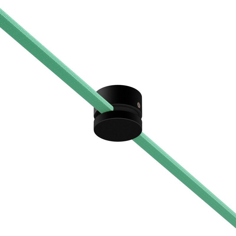 creative cables Dřevěná nástěnná vodící svorka s příslušenstvím pro Filé systém Barva komponentu: Černá