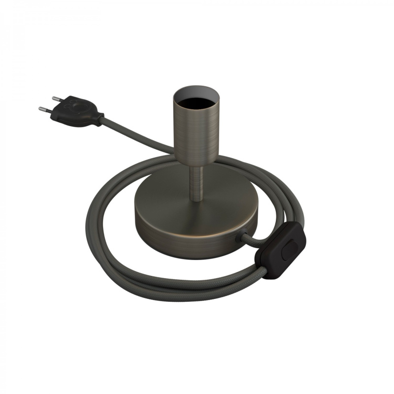 creative cables Kovová stolní lampa Alzaluce Velikost: 5 cm, Barva: Matný chrom