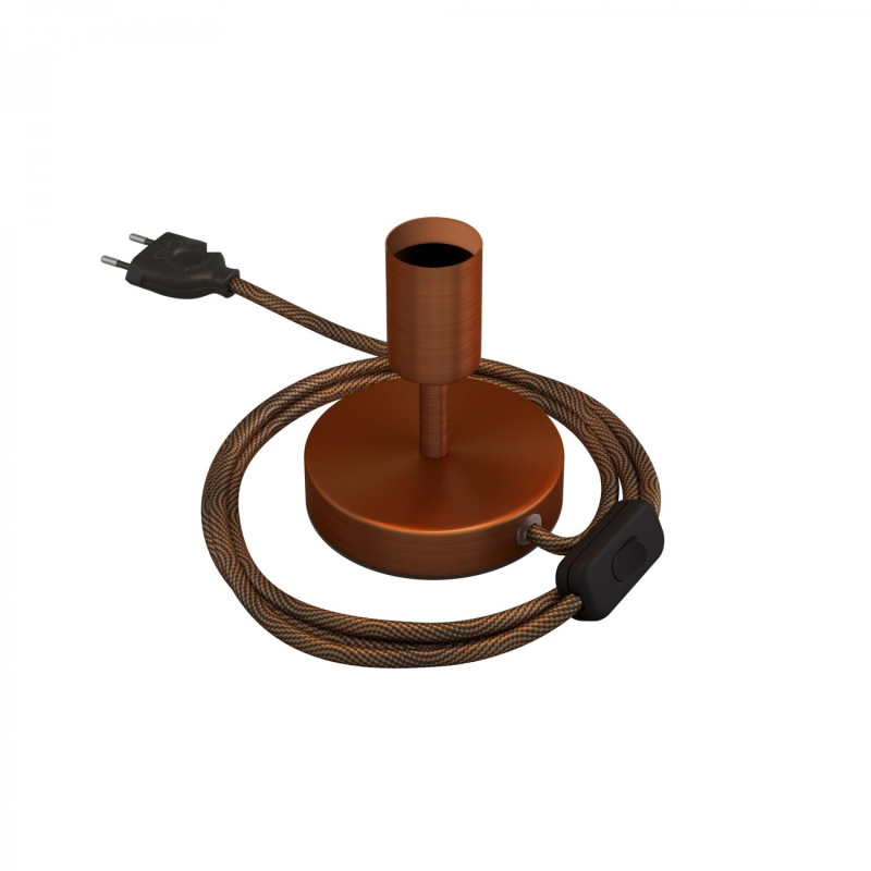 creative cables Kovová stolní lampa Alzaluce Velikost: 5 cm, Barva: Matná měď