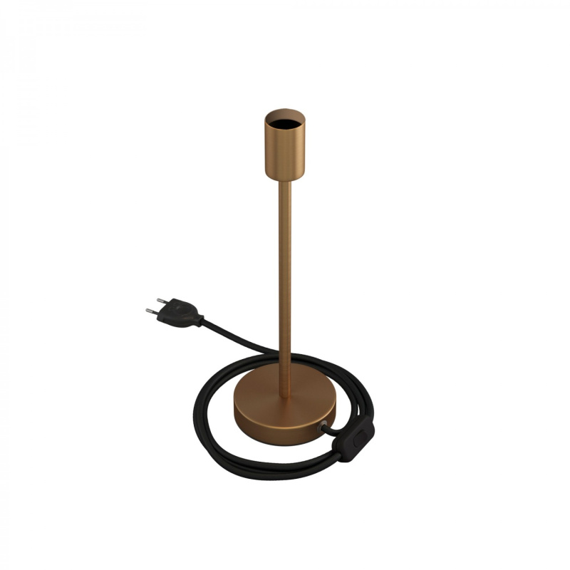 creative cables Kovová stolní lampa Alzaluce Velikost: 30 cm, Barva: Matný bronz