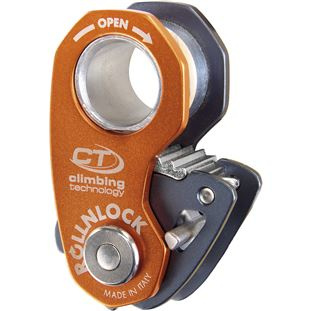 Climbing Technology RollNLock kladka s blokantem,oranžoá