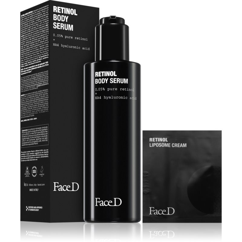 Face D Retinol Body Serum zpevňující tělové sérum s retinolem 200 ml