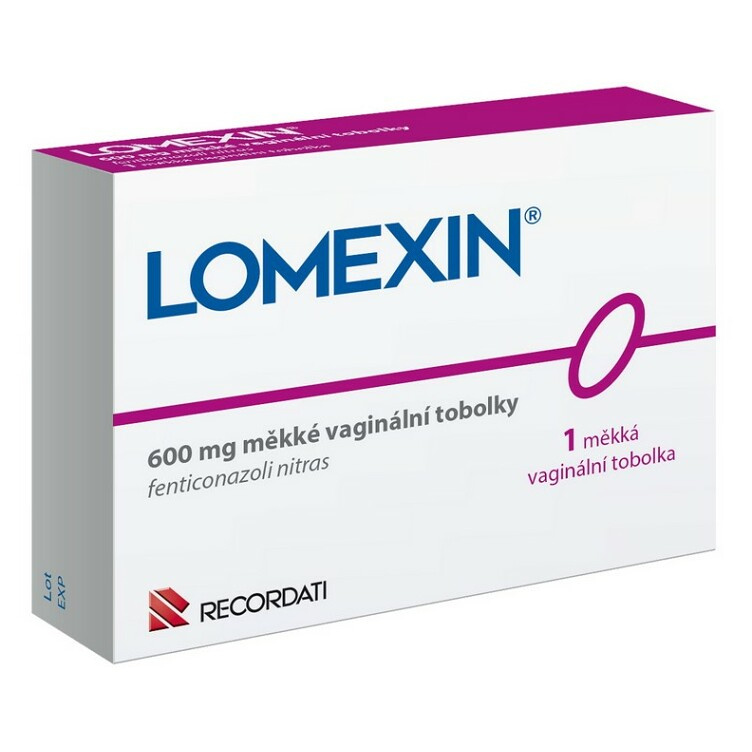 LOMEXIN 600MG Měkká vaginální tobolka 1