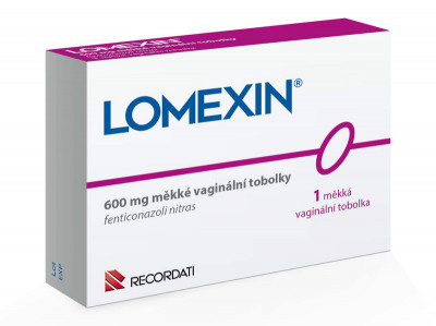 LOMEXIN 600MG Měkká vaginální tobolka 1