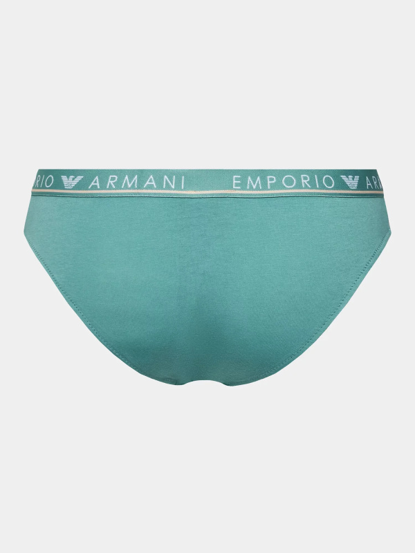 Dámské kalhotky 2PACK 163334 3F227 02631 tyrkysové - Emporio Armani M