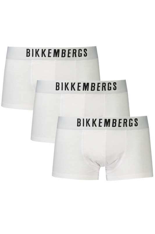 3PACK Pánské boxerky Bikkembergs bílé Velikost: S