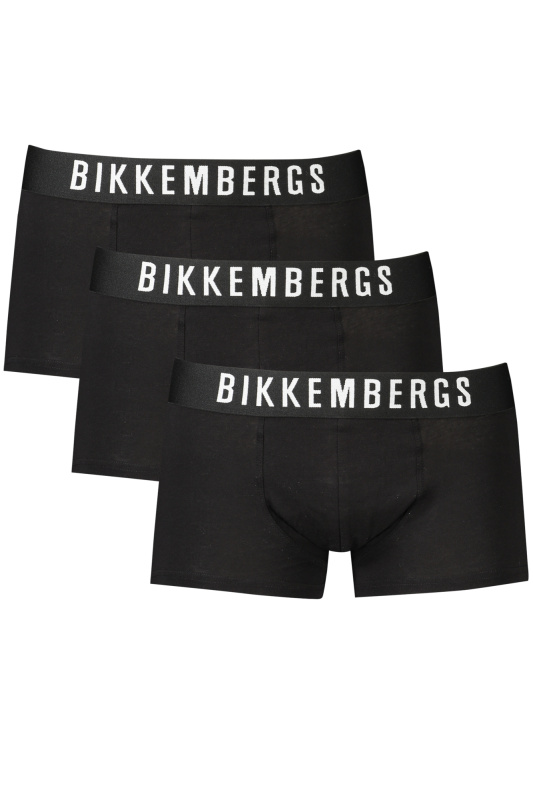 3PACK Pánské boxerky Bikkembergs černé Velikost: S