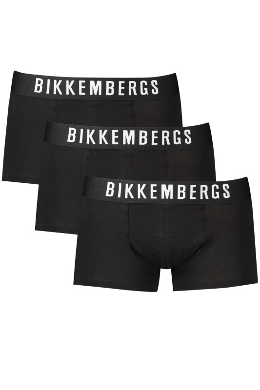 3PACK Pánské boxerky Bikkembergs černé Velikost: M