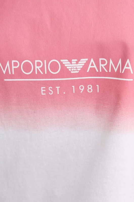 Dámské tričko 164829 4R255 00010 bílé - Emporio Armani L/XL