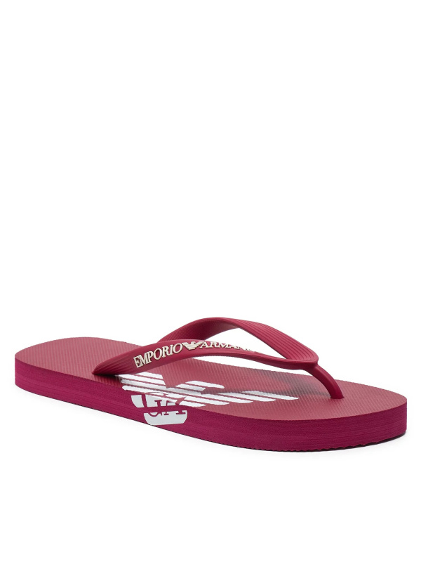 Dámské žabky XVQS08 XN746 T627 vínové - Emporio Armani 36