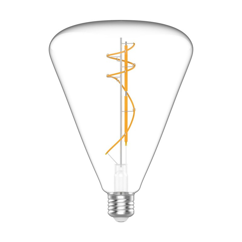 creative cables LED čirá žárovka H03 kužel 140 10W E27 stmívatelná 2700K