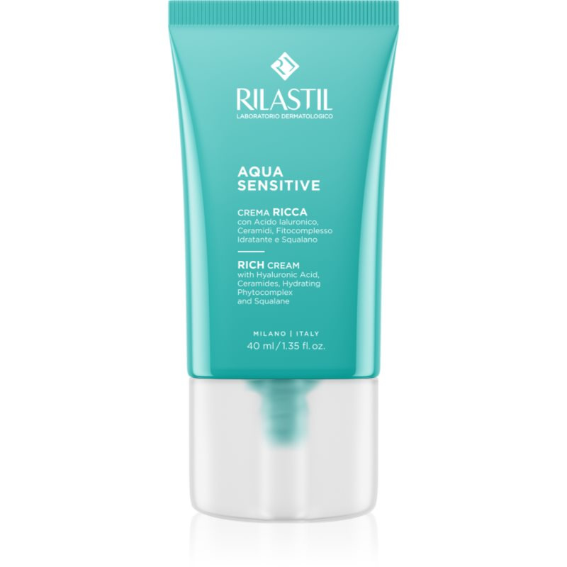 Rilastil Aqua Sensitive hydratační krém pro suchou až velmi suchou pleť 40 ml