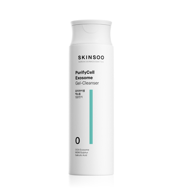 SKINSOO PurifyCell Exosome Cleanser exfoliační čisticí gel 250 ml
